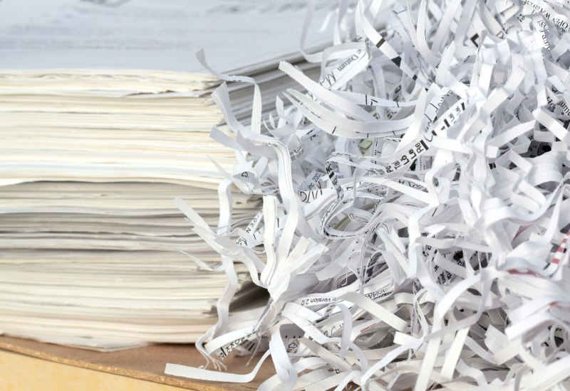 Paper shredding services offered at The Shredder Medshred in the Midwest